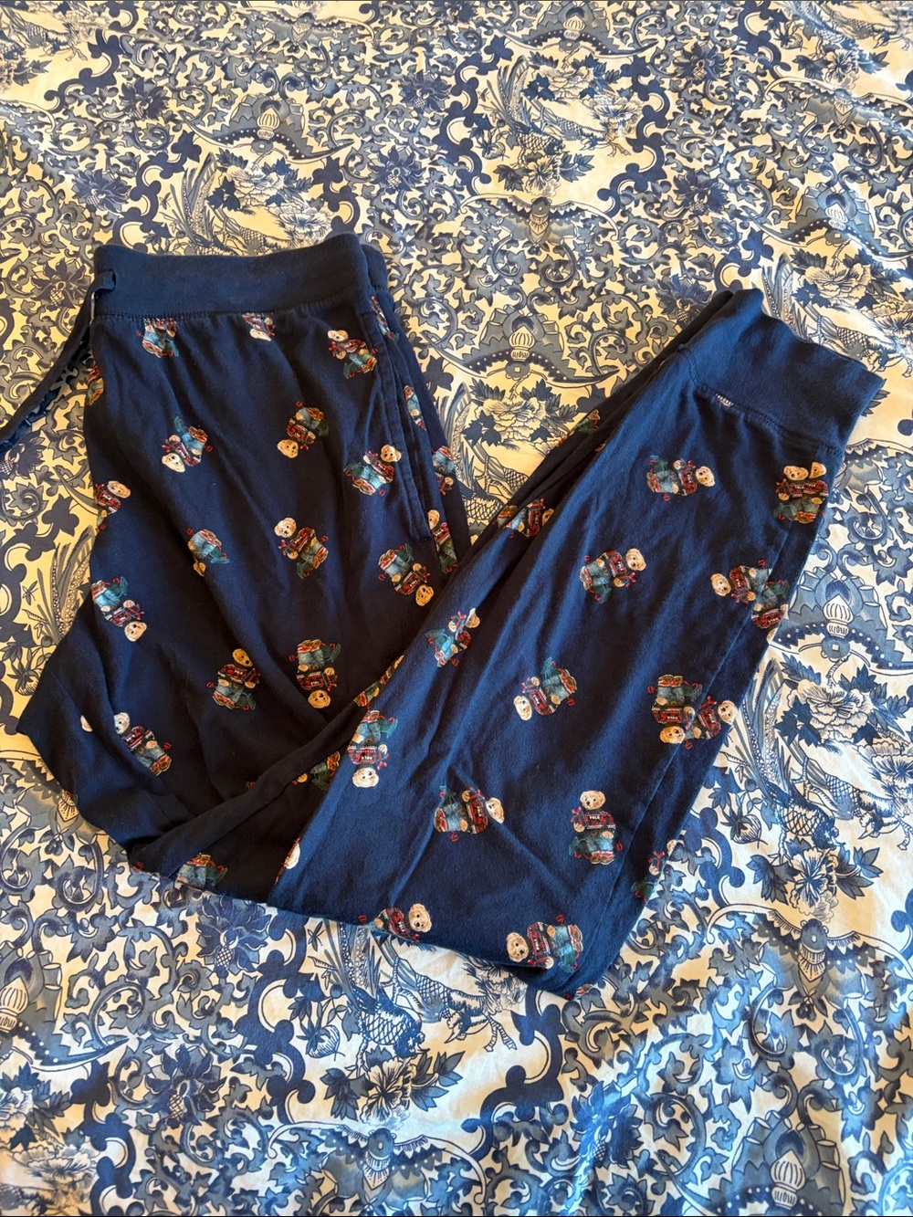 Polo by Ralph Lauren Navy Bear-Print sleepwear